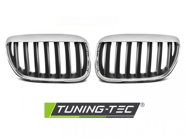 Upgrade Sportgrill Nieren für BMW X5 E53 Facelift 04-06 chrom/schwarz